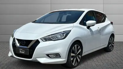 Usata Nissan Micra Tekna 90 CV (66 kW) 2018 Bianco Utilitaria