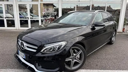 Usata Mercedes C220 Premium Plus 170 CV (125 kW) 2017 Nero Station wagon