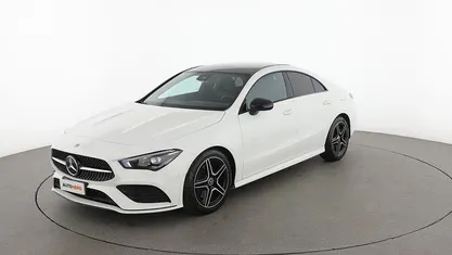 Usata Mercedes CLA200 AMG line 163 CV (119 kW) 2021 Bianco Berlina