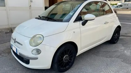Usata Fiat 500C Lounge 69 CV (50 kW) 2011 Bianco Cabrio