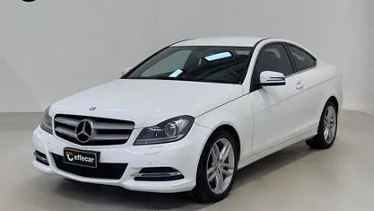 Usata Mercedes C220 Avantgarde 170 CV (125 kW) 2014 Bianco Coupé