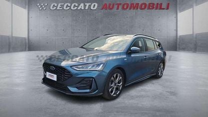 Usata Ford Focus ST-Line 116 CV (85 kW) 2023 Blu Station wagon