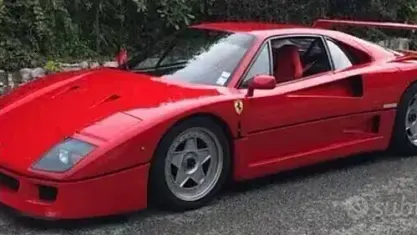 Usata Ferrari F40 479 CV (352 kW) 1991 Rosso Coupé