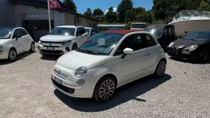Usata Fiat 500C Lounge 85 CV (62 kW) 2015 Bianco Cabrio