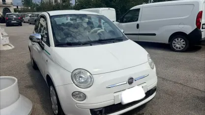 Usata Fiat 500 69 CV (50 kW) 2009 Bianco Cabrio