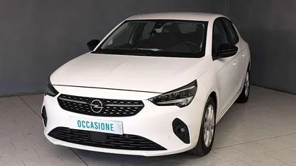 Bianco Usata 2021 Opel Corsa Elegance Tre volumi | 9890 € (Ottimo prezzo)