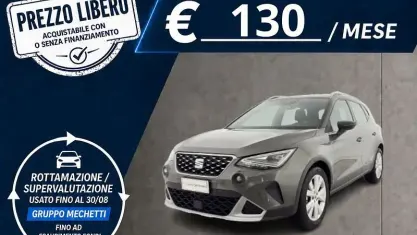 Usata Seat Arona Xperience 95 CV (69 kW) 2023 Grigio tetto nero SUV