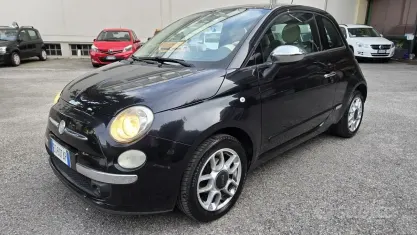 Usata Fiat 500 Lounge 69 CV (50 kW) 2011 Nero Berlina