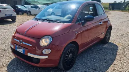 Usata Fiat 500 Lounge 75 CV (55 kW) 2009 Rosso Cabrio