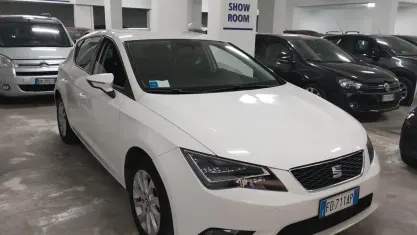 Usata Seat Leon Style 150 CV (110 kW) 2016 Bianco Berlina