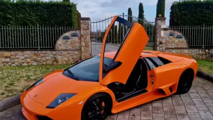 Usata Lamborghini Murciélago 580 CV (426 kW) 2004 Arancione Coupé