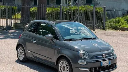 Usata Fiat 500C 85 CV (62 kW) 2018 Grigio Cabrio