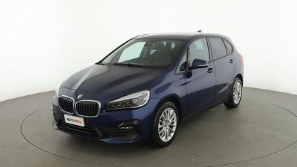 Usata BMW 218 Active Tourer Advantage 150 CV (110 kW) 2019 Blu Monovolume