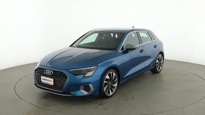 Usata Audi A3 Advanced 150 CV (110 kW) 2020 Blu Berlina