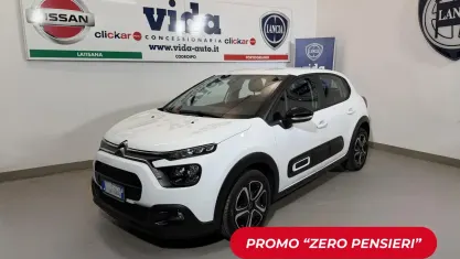 Gebraucht Citroën C3 Feel 102 PS (75 kW) 2022 Weiß Kleinwagen