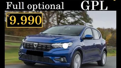 Nero Usata 2022 Dacia Sandero Tre volumi | 9990 € (Buon prezzo)