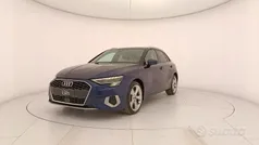 Blu/azzurro Usata 2021 Audi A3 Sportback Advanced Tre volumi | 25.200 € (Ottimo prezzo)