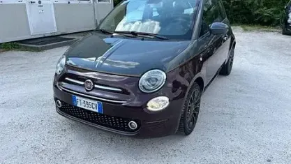 Begagnad Fiat 500 Collezione 69 HK (50 kW) 2018 Lila Halvkombi