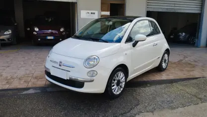 Usata Fiat 500 75 CV (55 kW) 2009 Bianco Cabrio