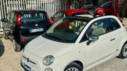 Usata Fiat 500C Pop Star 69 CV (50 kW) 2013 Bianco Cabrio