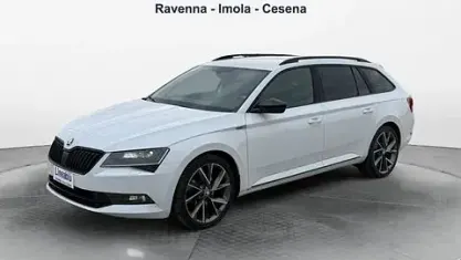 Brugt Skoda Superb SportLine 150 HK (110 kW) 2018 Hvid Stationcar