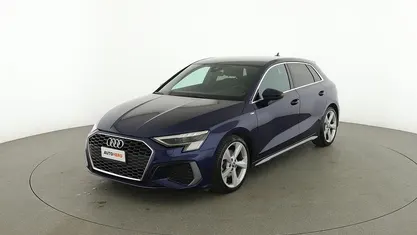 Usata Audi A3 Sportback e-tron S-Line 150 CV (110 kW) 2021 Blu Utilitaria