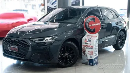 Usata Audi A3 Black Edition 150 CV (110 kW) 2020 Grigio Berlina