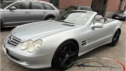 Käytetty Mercedes SL500 306 HP (225 kW) 2002 Sininen Avoauto