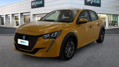 Usata Peugeot e-208 Active 100 kW (136 CV) 2021 Giallo Utilitaria