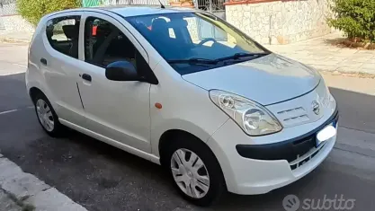 Usata Nissan Pixo 68 CV (50 kW) 2010 Bianco Utilitaria