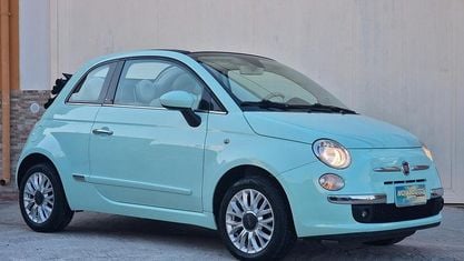 Usata Fiat 500C 70 CV (51 kW) 2015 Verde Cabrio
