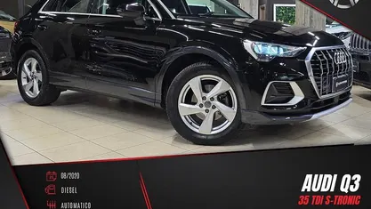 Usata Audi Q3 Design 150 CV (110 kW) 2020 Nero SUV