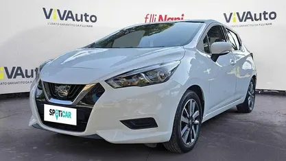 Usata Nissan Micra Visia+ 71 CV (52 kW) 2018 Bianco Utilitaria