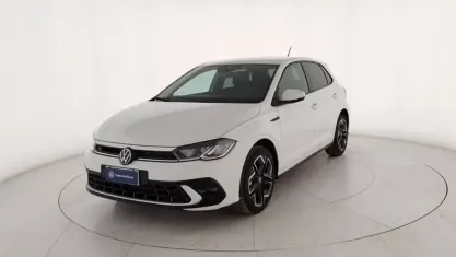 Usata VW Polo R-line Plus 95 CV (69 kW) 2025 Bianco pastello Utilitaria