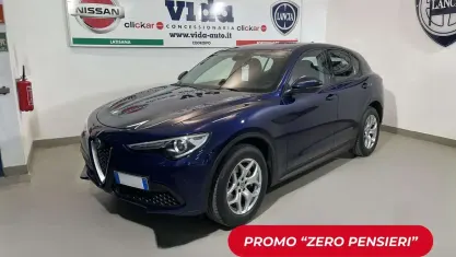 Usata Alfa Romeo Stelvio 190 CV (139 kW) 2020 Blu / metallizzato SUV