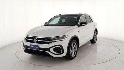 Usata VW T-Roc R-line 110 CV (80 kW) 2023 Bianco SUV