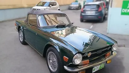 Usata Triumph TR6 150 CV (110 kW) 1970 Verde Cabrio