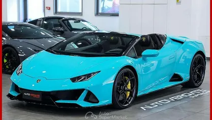 Usata Lamborghini Huracán 639 CV (469 kW) 2022 Blu Cabrio