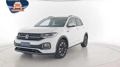 Pure white Usata 2022 VW T-Cross Sportline SUV | 18.500 € (Buon prezzo)