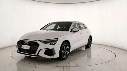 Usata Audi A3 S-Line 130 CV (95 kW) 2023 Bianco Berlina