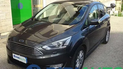 Grigio(met.) Usata 2015 Ford C-MAX Titanium Monovolume | 10.900 € (Buon prezzo)
