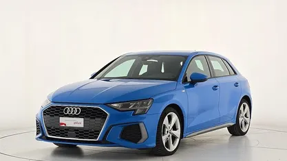 Usata Audi A3 S-Line 150 CV (110 kW) 2022 Blu/azzurro Berlina
