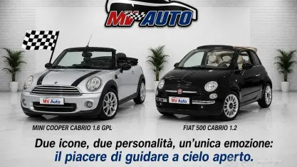 Usata Fiat 500 69 CV (50 kW) 2012 Nero Cabrio