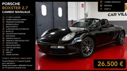 Usata Porsche Boxster 245 CV (180 kW) 2005 Nero Cabrio