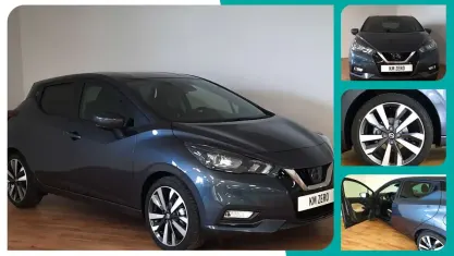 Usata Nissan Micra Tekna 125 CV (91 kW) 2022 Gray Utilitaria