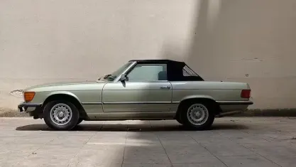 Usata Mercedes SL450 109 CV (80 kW) 1970 Verde Cabrio