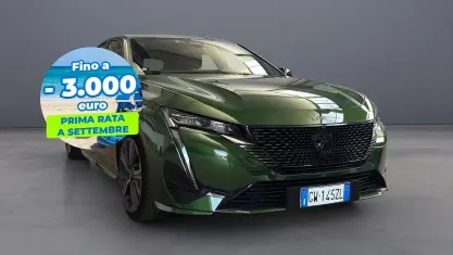 Usata Peugeot 308 GT 131 CV (96 kW) 2024 Verde olivine Berlina