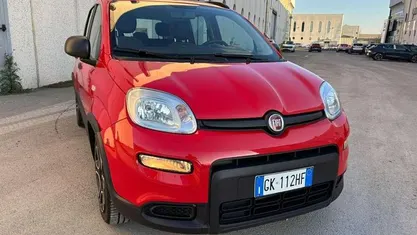 Rosso Usata 2022 Fiat Panda City Life Tre volumi | 8600 € (Buon prezzo)