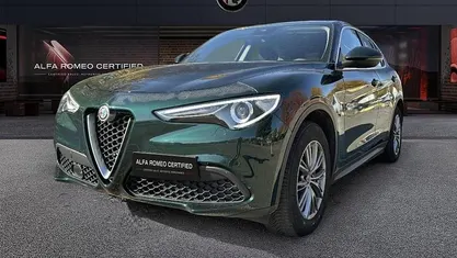 Usata Alfa Romeo Stelvio Business 190 CV (139 kW) 2021 Verde SUV