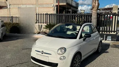 Bianco Usata 2012 Fiat 500 Lounge Cabrio | 6499 € (Buon prezzo)